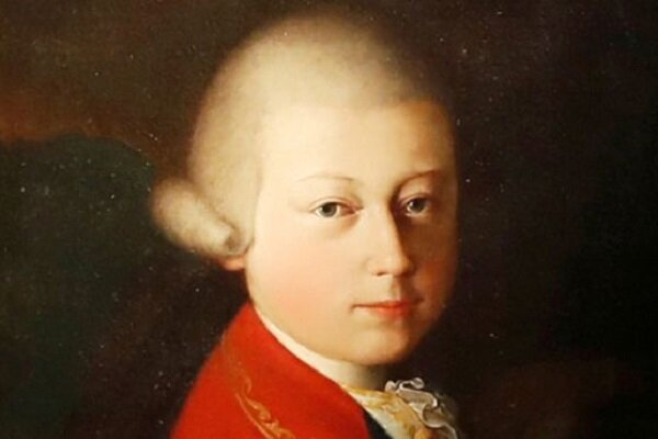 پرتره نادری از موتسارت افسانه‌ای در کریستیز چکش خورد