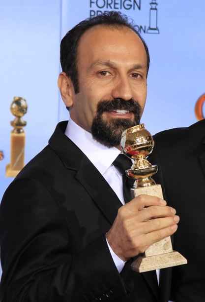 اصغر فرهادی در مراسم گلدن گلوب 2012