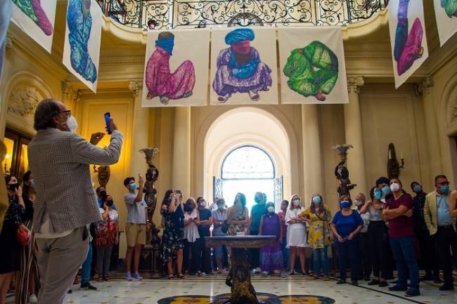 نمایش آثاری از رضا آرامش در دوسالانه هاوانا