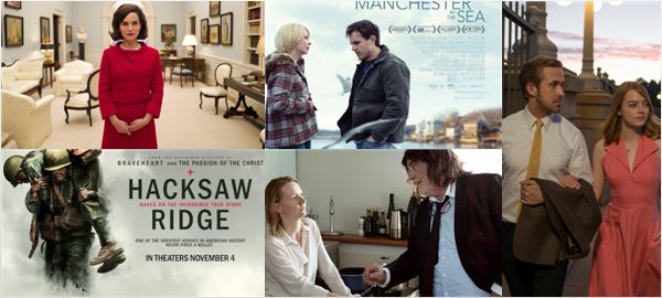 شانس های اصلی گلدن گلوب 2017